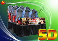 Luxury khí nén 6/8 ghế 5D Movie Theater Simulator thiết bị