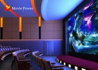 Fog Smell Fire Imax 4D Rạp hát tại nhà 4D Rạp chiếu phim năng động với Ghế rung màu đen