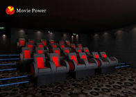 Hệ thống rạp chiếu phim 4D đặc biệt với ghế rung màu đen