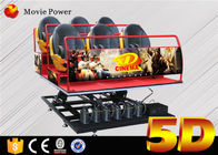 5D Motion Theater Thiết bị với Motion Platform Thiết bị truyền động 4d Hiệu ứng đặc biệt điều khiển