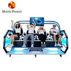 2.5kw Virtual Reality Roller Coaster Simulator 4 chỗ ngồi 9D VR Cinema Space Theater
