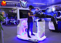 Không gian Chơi Virtual Reality Simulator 9D VR Tương tác trong nhà Trò chơi bắn súng Gatling Gun