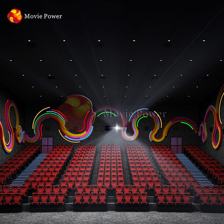 Theme Park 4D Motion Cinema Chairs 4D Movie Theater CE Certificate