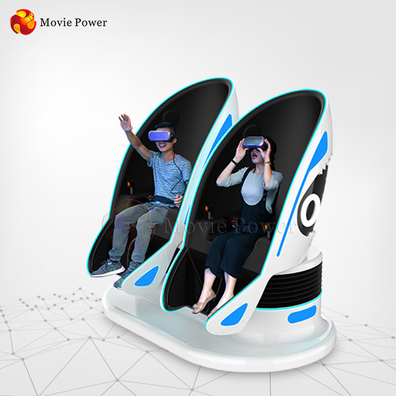 Hai chỗ ngồi Thiết bị rạp chiếu phim VR 9d chơi game thực tế ảo tùy chọn