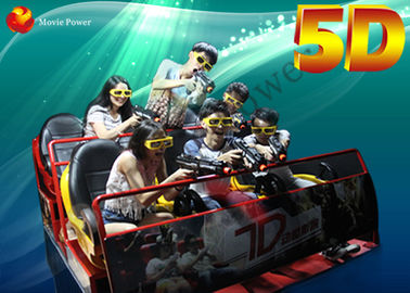 3DOF Platform 100 Ghế Hệ thống rạp chiếu phim 5D cho công viên giải trí