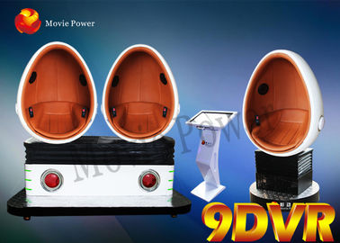 Nền tảng điện 9D VR Cinema 3 Dof Ba chỗ ngồi chuyển động 9D Simulator