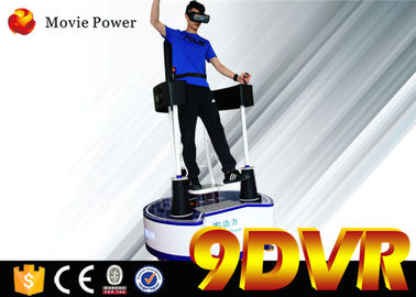 Nền tảng điện 3-Dof đứng lên Rạp chiếu phim VR 9d với màn hình 5,5 inch HD 2K