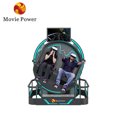 VR 360 2 chỗ ngồi 9d roller coaster Máy VR 360 Rotation VR Cinema 360 độ Flying Chair Simulator