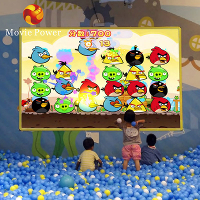 Trò chơi chiếu tường tầng lớn dành cho trẻ em Công viên sân chơi trong nhà 3D Trò chơi bóng tương tác cho trẻ em
