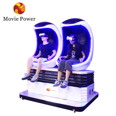 2 người chơi thực tế ảo 9d ghế trứng 9d vr roller coaster máy chơi game mô phỏng nền tảng chuyển động mô phỏng