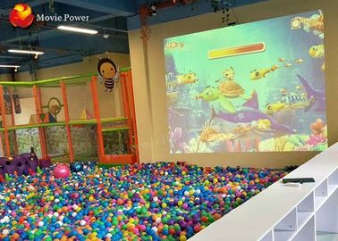 Giải trí cho trẻ em Máy chiếu tương tác cho trẻ em Chủ đề Công viên bóng Bể bơi Zorbing Ball Thiết bị chơi game