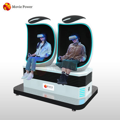 Trứng 360 độ 9D VR Cinema Simulator Thiết bị thực tế ảo tương tác 3 chỗ