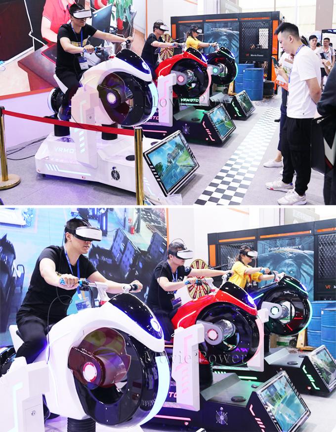 Máy chơi game đua xe 9d VR trong nhà ấn tượng Crazy Driving Simulator 1