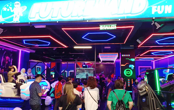 Ghế VR Rạp chiếu phim Roller Coaster Công viên giải trí Máy chơi game VR 1