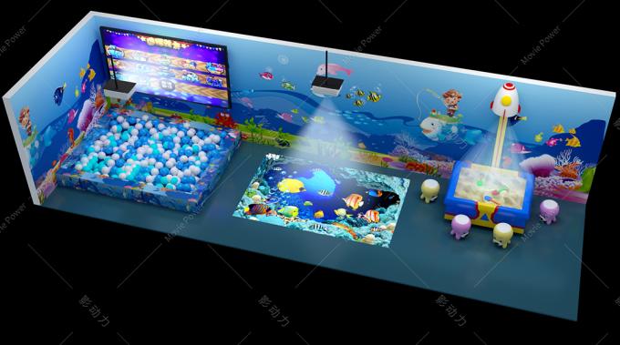 Trò chơi chiếu tường 3D tương tác nhiều người chơi dành cho trẻ em 0