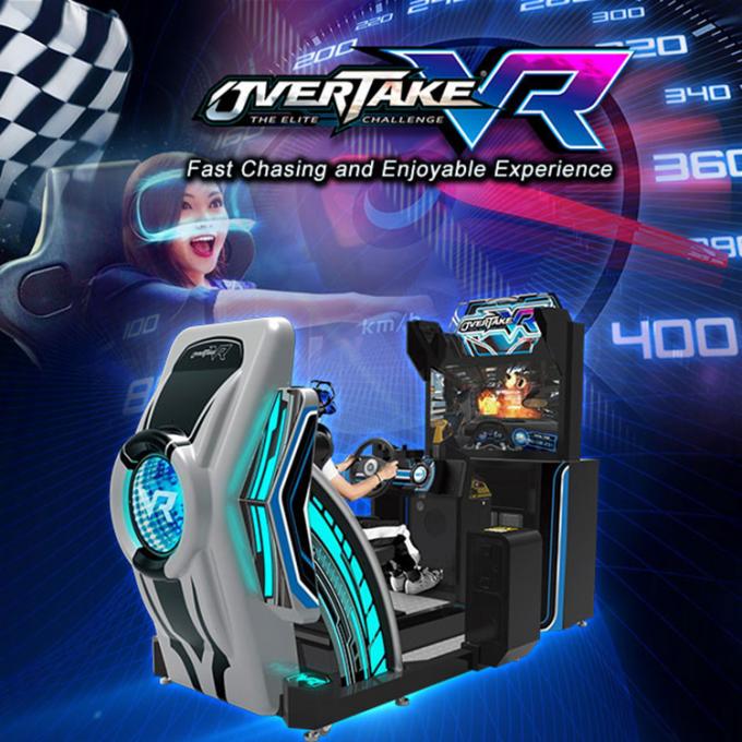 Trò chơi arcade 9d Lái xe mô phỏng Máy chơi trò chơi đua xe dành cho trẻ em được vận hành bằng tiền xu 0