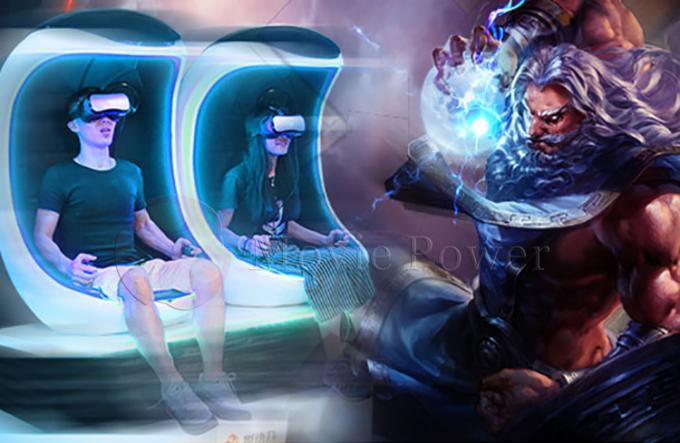 Movie Power Theme Park 9d Egg Chair Hệ thống rạp chiếu phim 2 chỗ Rạp chiếu phim VR 0