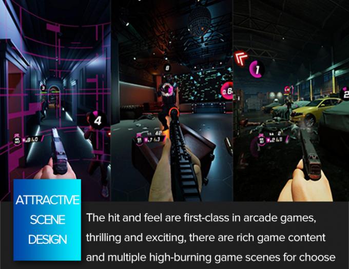 Máy chơi game thực tế ảo Arcade Bắn súng đi bộ 9D Vr tương tác 1