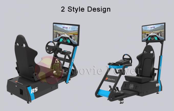 Thiết bị điều khiển xe mô phỏng đua xe thủy lực VR dành cho trò chơi nhỏ tại nhà 0,5KW 3