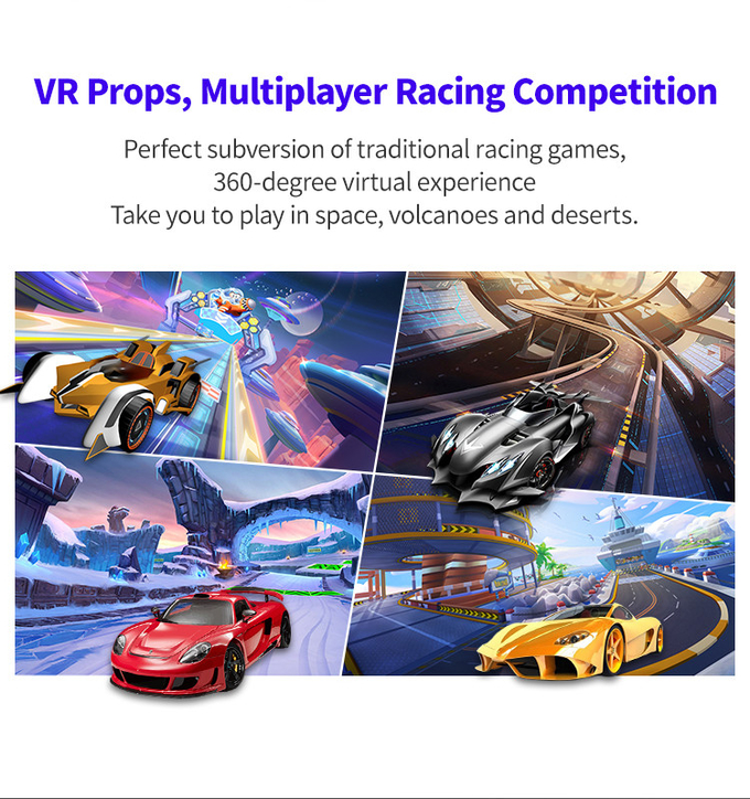 Trò chơi đua xe VR Máy VR 9d Thực tế ảo Thiết bị mô phỏng lái xe Tiền xu hoạt động trò chơi arcade 3