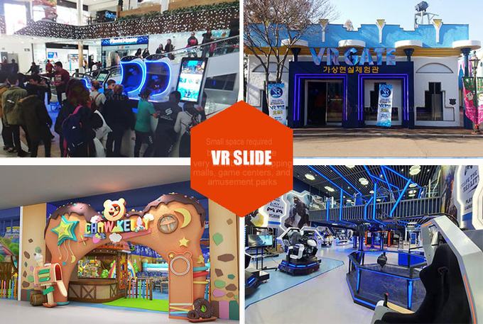 Slide 9d Vr Game Machine Motion Simulator Game Arcade Cinema 9d Skateboard Cho Công viên giải trí 1
