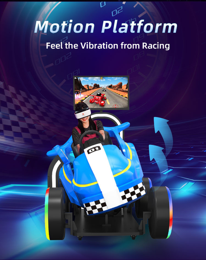Trò chơi đua xe trẻ em 9D VR Driving Simulator For Amusement Park 2