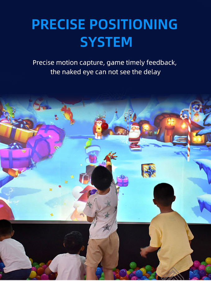 AR Magic Ball Interactive Projection Wall Game AR Trẻ em Trò chơi chiếu tương tác 2