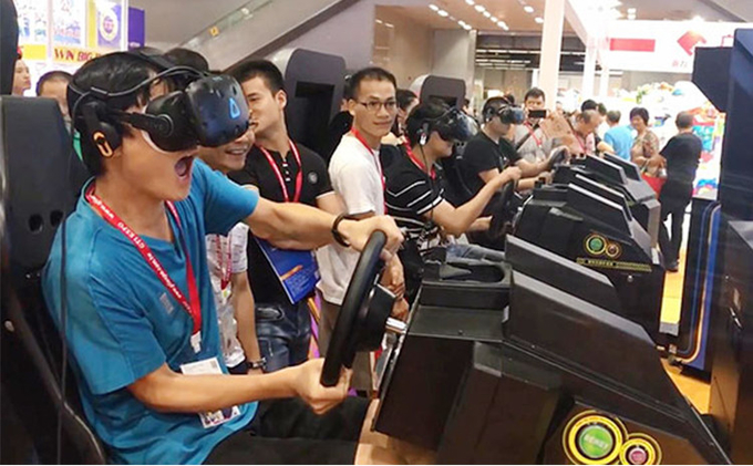 VR Racing For Indoor Playground Racing Driving Simulator Virtual Reality Game 9D VR Thiết bị chơi game 6