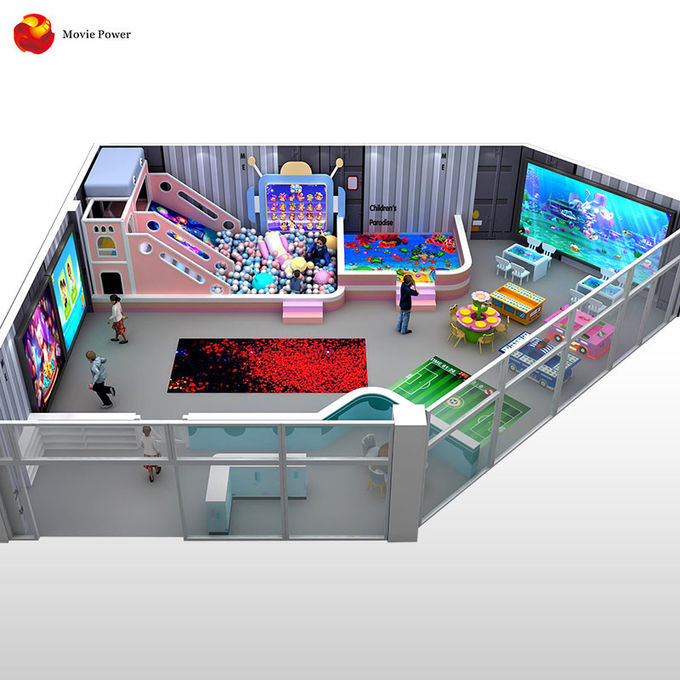 Trò chơi trẻ em Hệ thống chiếu sàn tương tác ma thuật 3D 0