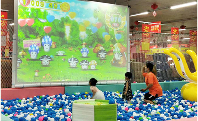 Giải trí cho trẻ em Máy chiếu tương tác AR Máy chiếu chủ đề Công viên Zorbing Ball Thiết bị chơi game 0