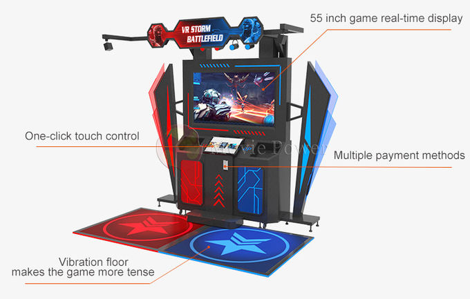 Infinity Battle VR Shooting Games Multiplayer 9d Shooter Simulator Gun Arcade Game Đối với thương mại 2