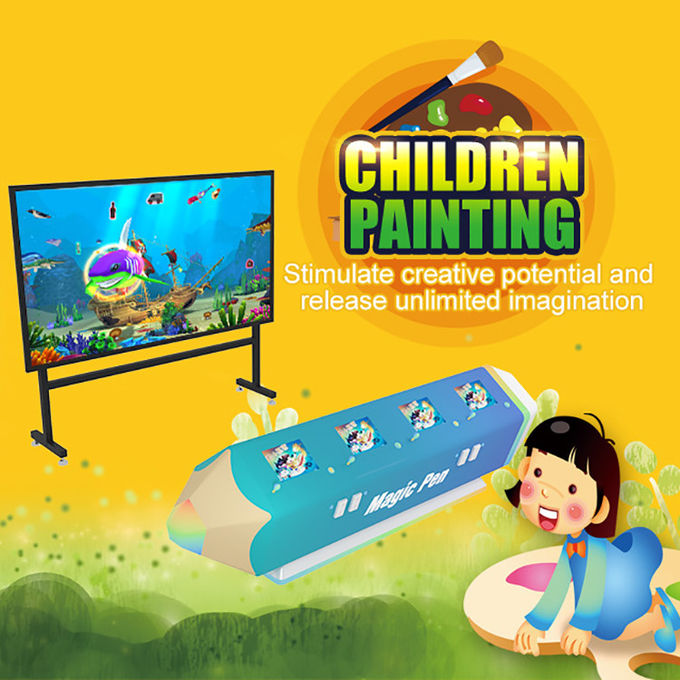 Thiết bị công viên chủ đề dành cho trẻ em Trò chơi tương tác AR Hệ thống chiếu tranh 0