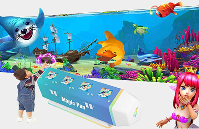 Thiết bị công viên chủ đề dành cho trẻ em Trò chơi tương tác AR Hệ thống chiếu tranh 1