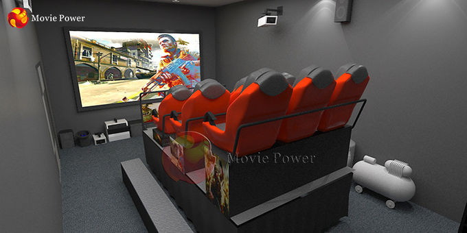 200 chỗ ngồi Rạp chiếu phim 7D Hệ thống máy mô phỏng máy trò chơi tương tác Power Movie 0