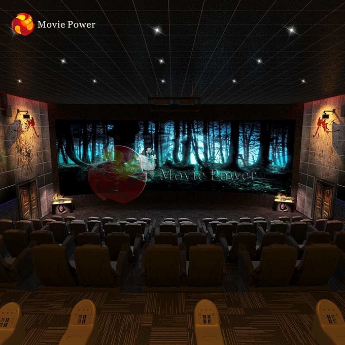 Hiệu ứng đặc biệt Rạp chiếu phim 5D 10 chỗ Hệ thống rạp hát 4D dành cho doanh nhân 0