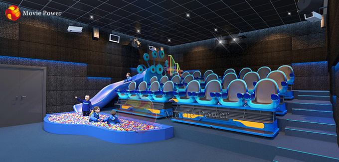 Giải trí 5D Simulator Hệ thống rạp chiếu phim Ghế chuyển động Thiết bị VR Chủ đề Rạp chiếu phim 5D 0