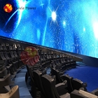 200 chỗ ngồi bằng sợi thủy tinh 5d Ghế rạp hát chuyển động theo chủ đề Công viên mái vòm Rạp chiếu phim