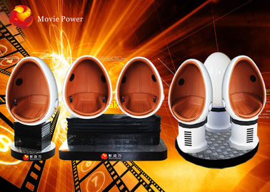 Tương tác 3 chỗ 360 độ trứng 9D VR Cinema Simulator DC 220V 4.5KW