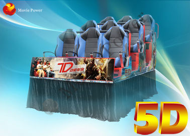 Kính 3D Động Rain Fire 5D Rạp chiếu phim với Body Motion Seater
