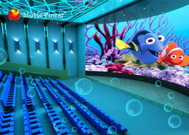 Hệ thống rạp hát 4D lớn 30 chỗ ngồi với ghế chuyển động bằng khí nén / thủy lực