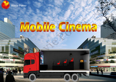 Xe tải 7d động Rạp chiếu phim di động Ghế chiếu ảnh ba chiều Ghế chuyển động 7d mô phỏng