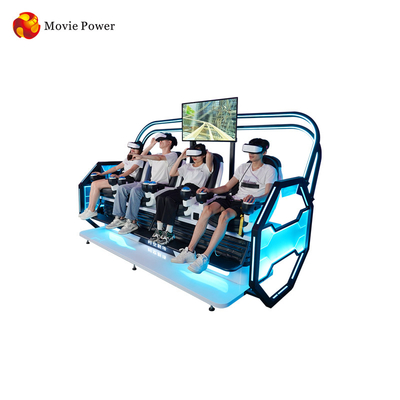 Movie Power 9D VR Cinema Simulator 4 người Tàu lượn siêu tốc Máy trò chơi điện tử thực tế ảo
