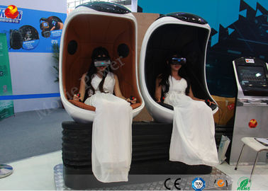 2 ghế VR Egg Cinema Simulator 9d Motion Rider Trò chơi tàu lượn siêu tốc thực tế ảo