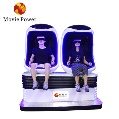 2 người chơi thực tế ảo 9d Egg Chair Vr Roller Coaster Game Machine