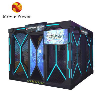 Sợi thủy tinh 9d Vr Shooting Simulator Room Walking Platform Trò chơi thực tế ảo nhiều người chơi