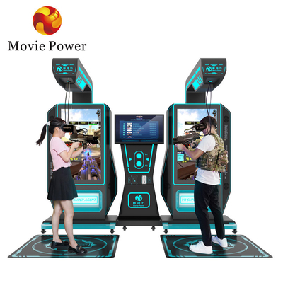 Máy bắn súng thực tế ảo súng máy arcade 2 người chơi giải trí đi xe 9d VR Simulator