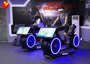Trong nhà Coin operated Bike Thực Tế Ảo Simulator Sporting Kính VR Tập Thể Dục Xe Đạp