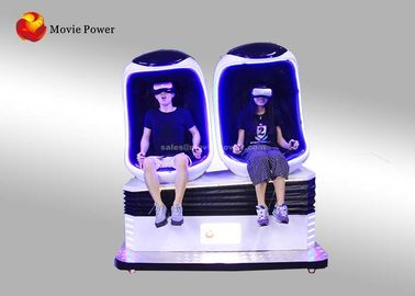 Trò chơi năng động 2 chỗ 9D VR Cinema / Phim thực tế ảo Roller Coaster Movie