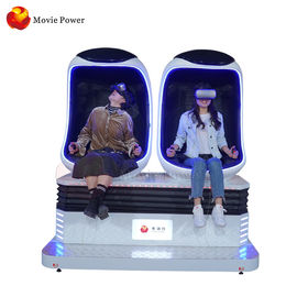 Công viên giải trí Thiết bị mô phỏng thực tế ảo 9d Vr Cinema Egg Chair với 2 chỗ ngồi
