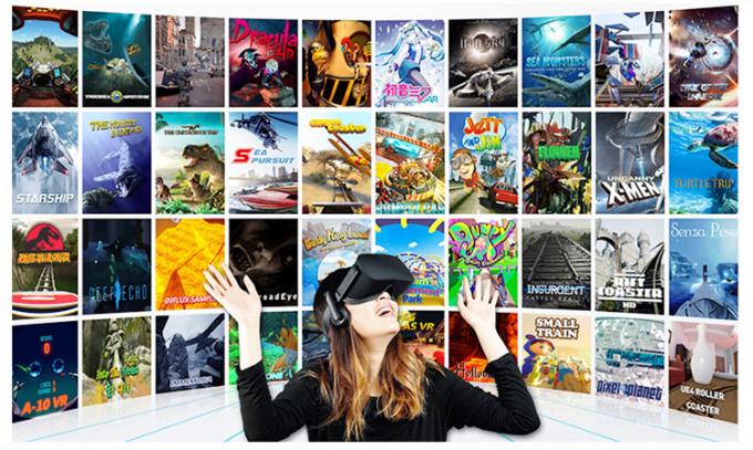 Doanh nghiệp nhỏ Hiệu ứng động 9D VR Cinema 2 chỗ Máy thực tế ảo 1